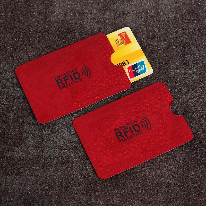 5/10Pcs Anti Rfid Wallet Blocking Reader Lock Bank Card Holder Id Bank Card Case Protection Metal Credit NFC Holder Aluminium