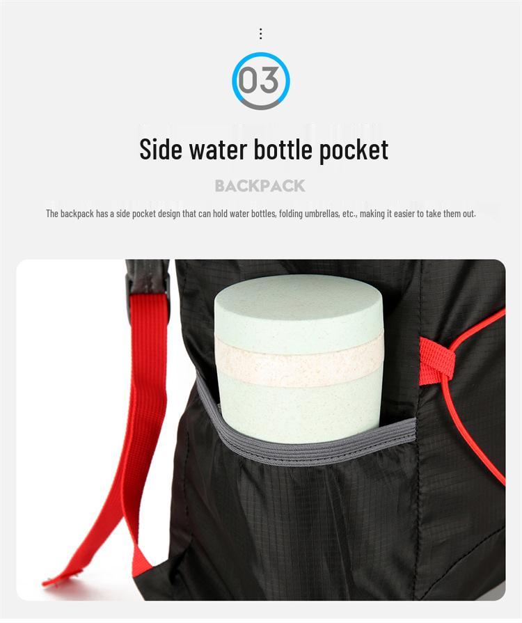 Cross-Border Summer Travel Backpack: Men's/Women's Foldable Hiking & Sports Bag