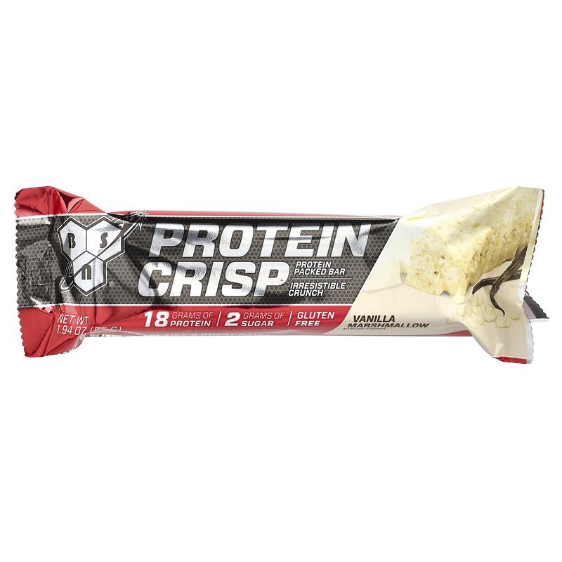 Protein Crisp, Vanilla Marshmallow, 12 Bars, 1.94 oz (55 g) Each