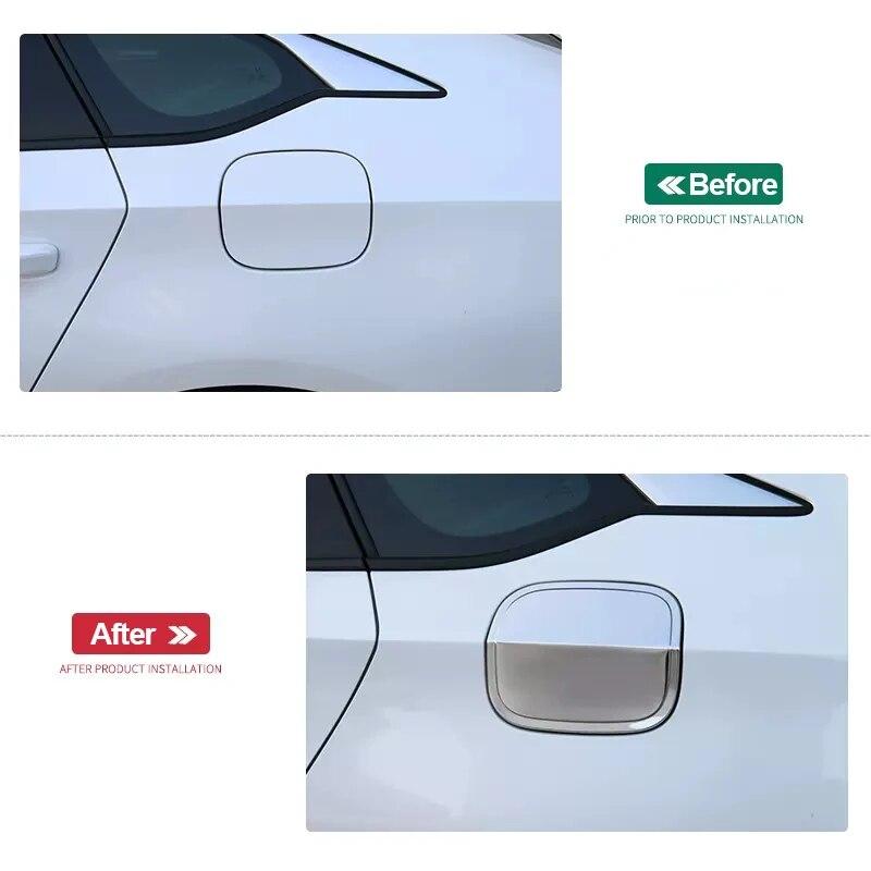 Stainless Steel Exterior Car Oil Fuel Tank Cover Trim Sticker Case For Honda Accord X 10th 2018 2022 Accessories