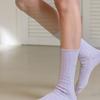 Hiig [no.169] Lavender Lace Socks