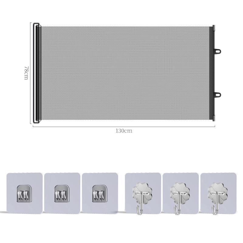 Punch-Free Retractable Pet Barrier: Dog & Cat Isolation Fence