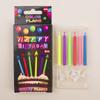 5-12PCS Multicolour Flame Candles Colorful Wedding Party Birthday Candles Decoration Party Supplies For Children Kids