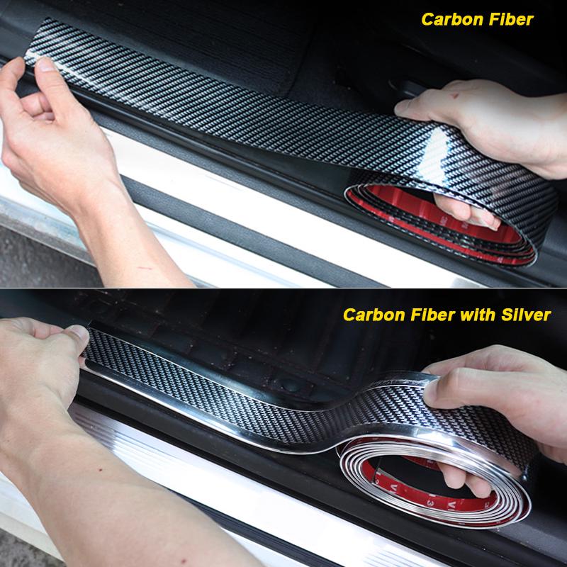 Автомобильная защитная наклейка из углеродного волокна