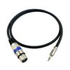 XLR Cable, Microphone Cable, Canon Conversion Cable, 3.5mm Stereo (Male) to XLR (Female) Headphone Audio Cable, XLR Connector 3-Pin Extension Cable (8