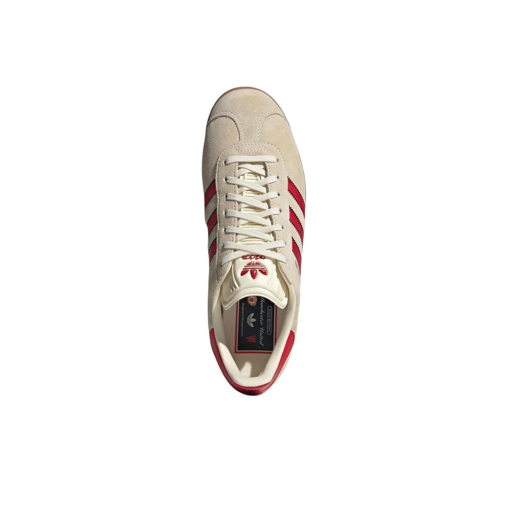Manchester United x adidas Gazelle Terrace Icons Pack Мужские кроссовки Кремовый Кремово-белый Mufc-Красный JS3040