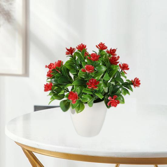 Привлекательный бонсай из искусственной розы, легкий уход, яркий внешний вид, украшение