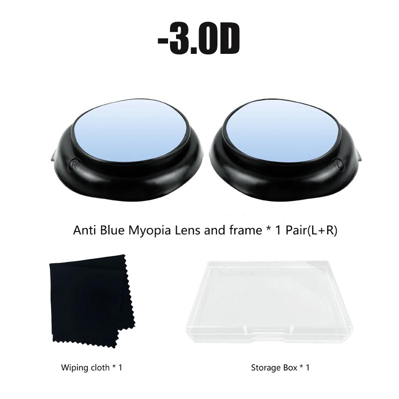 Для линз по рецепту Quest 3 линзы для коррекции близорукости с защитой от синего цвета, быстроразборная магнитная оправа, стекло для аксессуаров Meta Quest 3