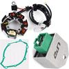 Motorcycle Regulator Rectifier Stator Coil Gasket for Yamaha TT-R125 TTR125 TTR125E TT-R125L TT-R125LE TTR125LWE