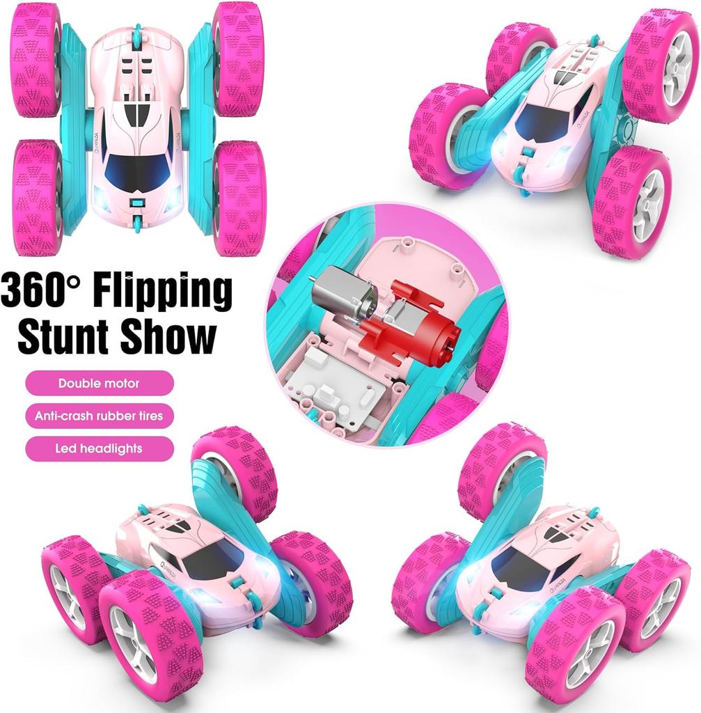 Автомобиль с дистанционным управлением, Радиоуправляемая машинка-игрушка для мальчиков 6-12 лет, Внедорожная радиоуправляемая трюковая машина 4WD, вращающаяся на 360° машина с дистанционным управлением
