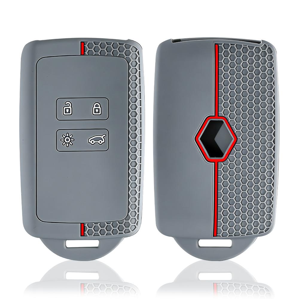 Силиконовый чехол для ключа для Renault Austral Kadjar Clio Megane Captur Arkana Koleos Zoe Scenic Dacia Sandero Duster Logan Jogger