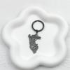 Stainless Steel Peru Map Keychain Maps Pendant Key Chains Ring for Women Men Car Accessories Jewelry Party Gifts Wholesale