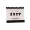 Daily Schedule 2027 Desk Calendar Thick Paper Standing Flip Calendar  Daily Scheduling