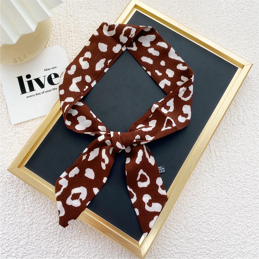 New Scarves Silk Scarves Women'S Spring And Autumn Season Long Decorative Professional Scarves Summer Thin Styles Paired With Shirts Stylish