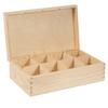 Wooden Tea Container with 8 Compartments
