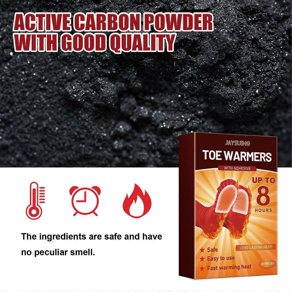Self-Heating Foot Warmers Pads for Menstrual Cramps & Cold Feet, 10 Pairs, Portable 68 Hour Heat