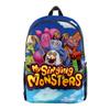 Роскошный Новинка Крутой my singing monsters Рюкзак для школы Тетрадь Рюкзаки 3D Печать Оксфорд Водонепроницаемый Мальчики/Девочки Дорожный Рюкзак