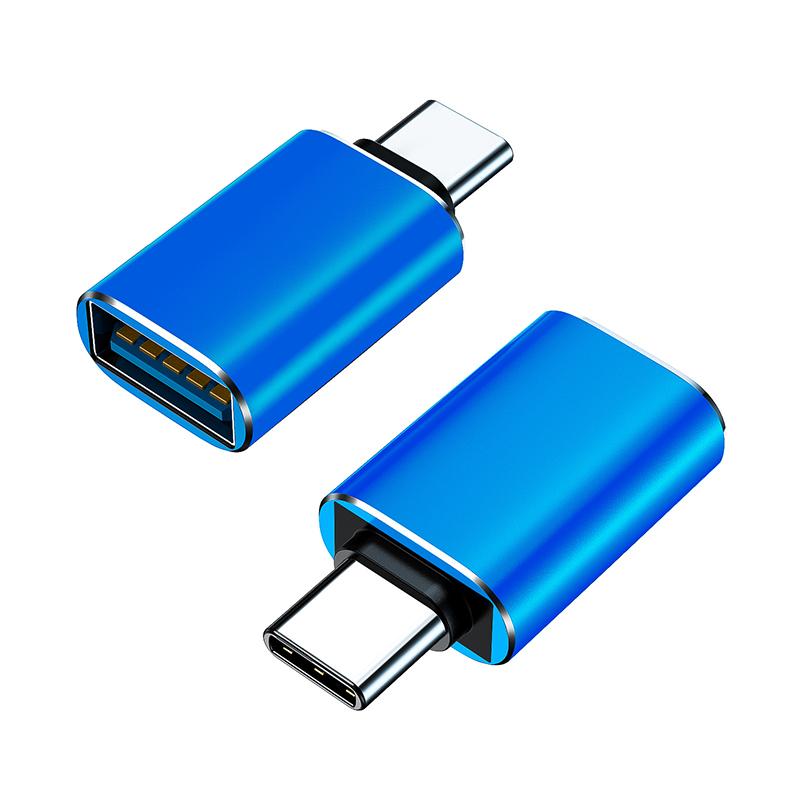 Type C To USB 3.0 Adapter Metal Charging Stable Data Transmission File Reading Light for Iphone Macbook Xiaomi Samsung Connector 3