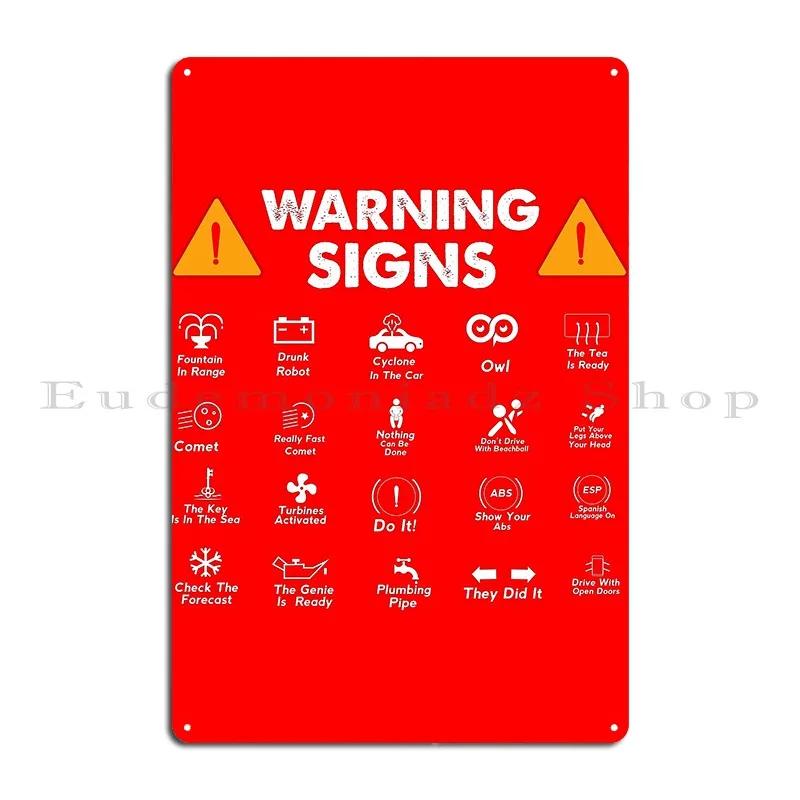 Driving Warning Signs Svd Metal Plaque Poster Club Customize Mural Create Club Tin Sign Poster