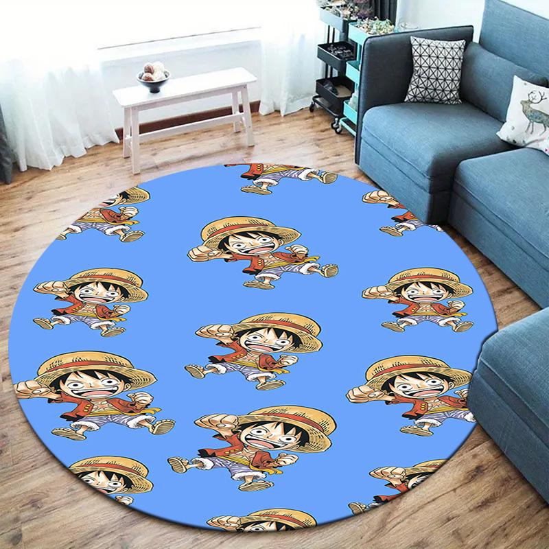 Brook Round Area Rug Carpet Rug For Living Room Bedroom Sofa Playroom Decor Nonslip Floor Mat