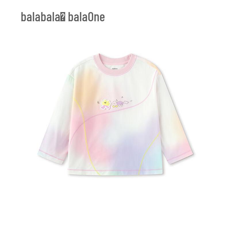 Детская футболка с принтом с длинным рукавом Balabala balaOne