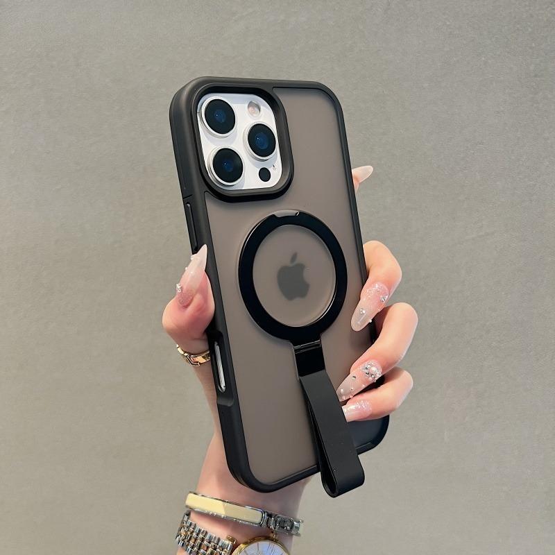 Ремешок на руку Магнитный кронштейн для чехла для телефона IPhone 17 Большое отверстие IPhone 15 Promax Прозрачный 14 Pro Премиум 13 Складной 12 Полная защита от падения 16pm