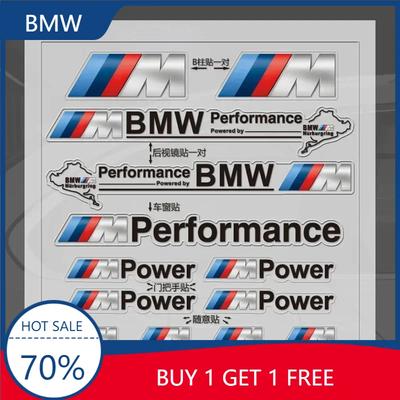 X5 X6 1 комплект значок-наклейка M power performance на окно двери ручку зеркало Салонная наклейка Для M E39 E36 E60 E90 E46 F30 F10