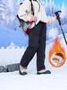 Зимние хлопковые брюки для мальчиков на флисовой подкладке: Ветрозащитные, Теплые, Водоотталкивающие Свободные Спортивные Брюки
