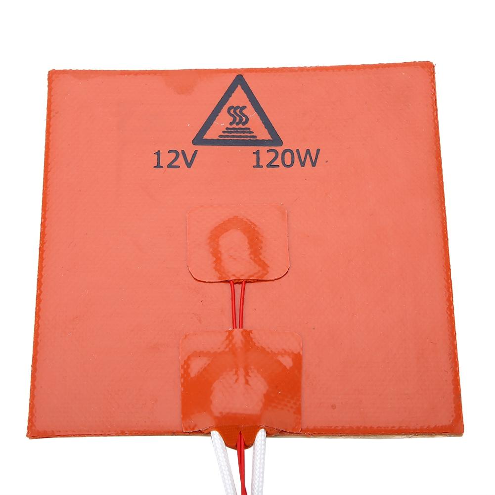 Аксессуары для 3D-принтера Силиконовая грелка для подогрева стола (12В 120Вт 120*120мм)