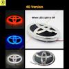 Для Toyota S221 Высококачественная 4D Светодиодная подсветка Логотипа на решетку радиатора и багажник для Toyota Hilux Prius Avensis Auris Corolla Camry RAV4 VIOS SIEN T1