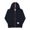 Thom Browne Мужская толстовка с капюшоном на молнии, полоса сзади по центру Mjt153a 03377 415