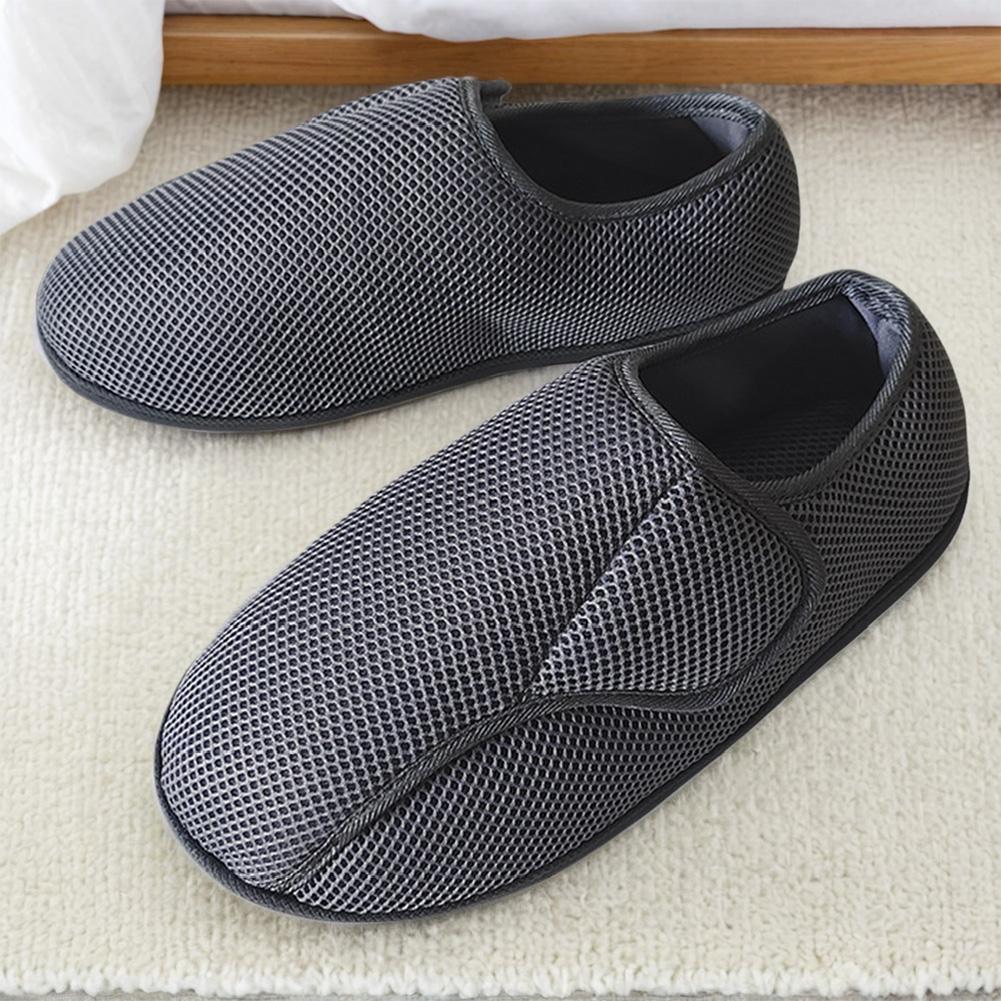 Женские и мужские диабетические туфли с регулируемой застежкой для отечных ног