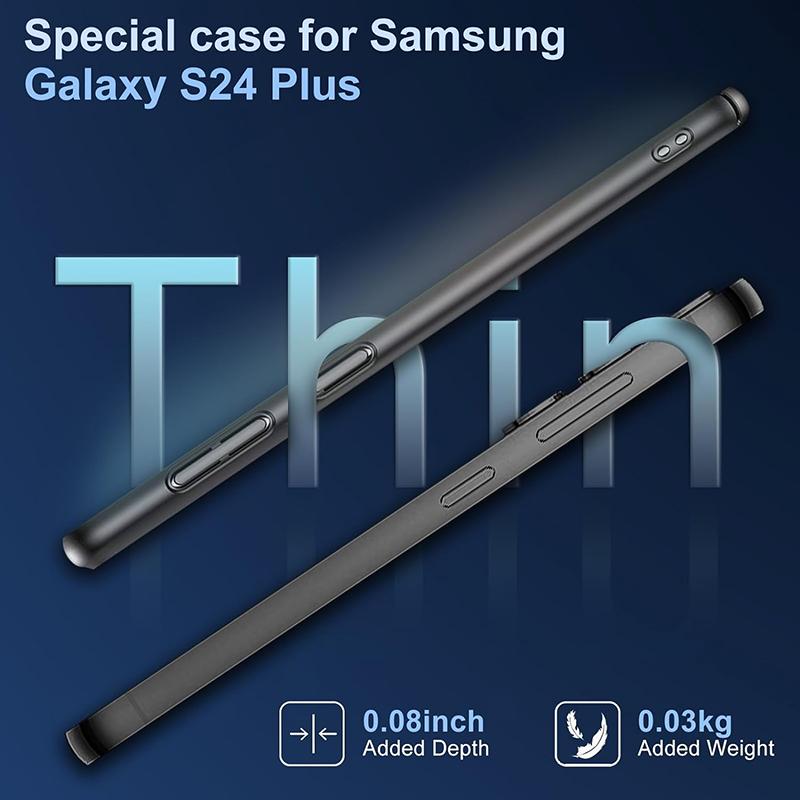 Ультратонкий матовый жесткий чехол из ПК для Samsung Galaxy S25 Edge S24 S23 S22 S21 FE Ultra Plus Роскошный матовый чехол для Samsung S25 +