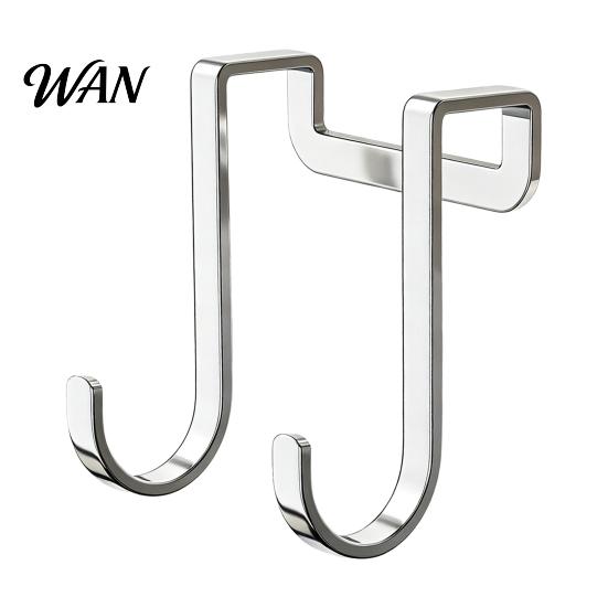 Kitchen Cabinet Hooks Heavy Duty Bunk Bed Hook, Stainless Steel No Drill Over The Metal Hook For Renters Door Space Saving Organizer for Bathroom And
