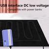 5 В USB-нагреватель из углеродного волокна, электрическая грелка, куртка, мягкая подушка, зимний мужской жилет с подогревом, теплые подушечки для одежды, сохраняют тепло