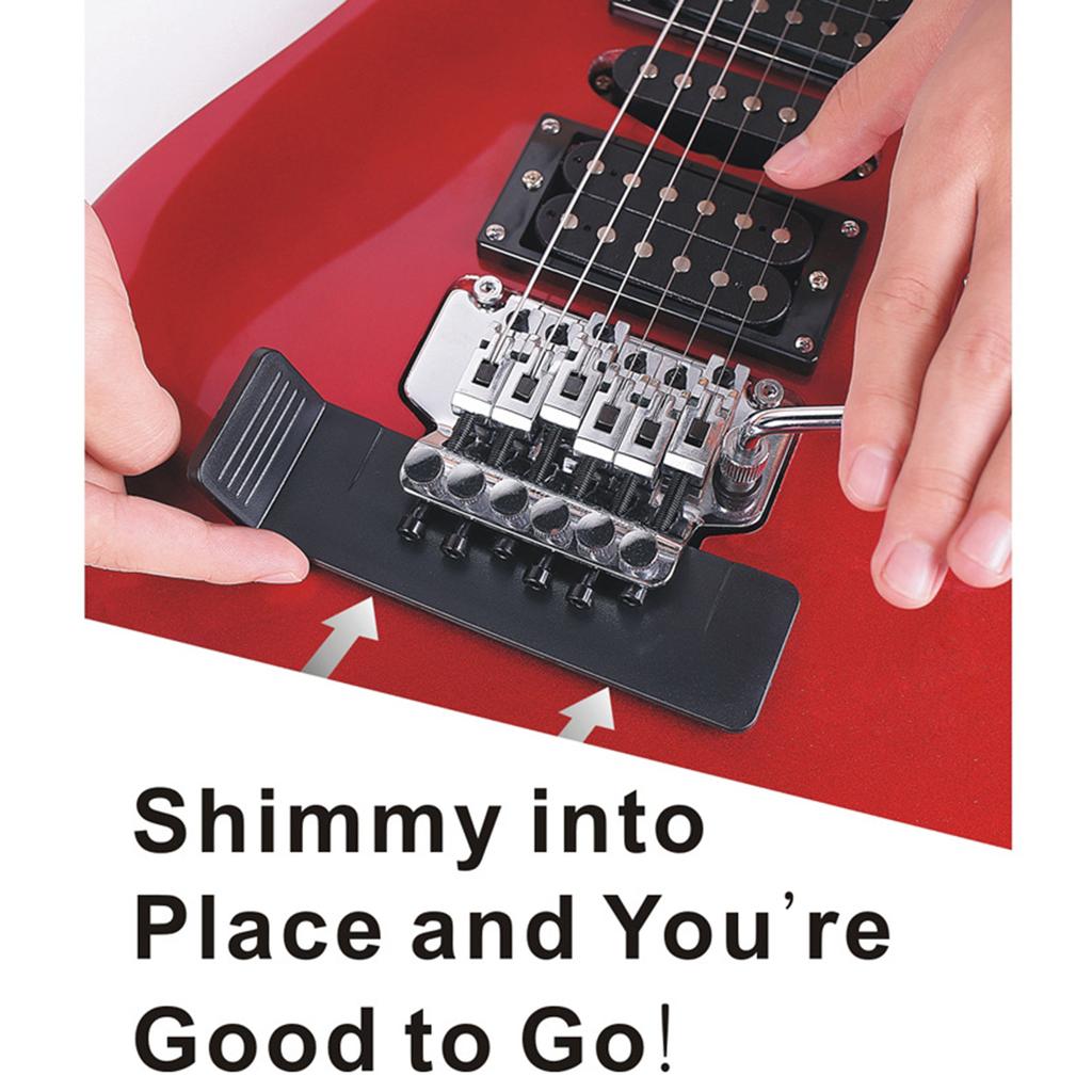 Гитарные подставки Shim-Raise Гитарный плавающий тремоло-бридж для легкой регулировки и настройки для более быстрой замены струн
