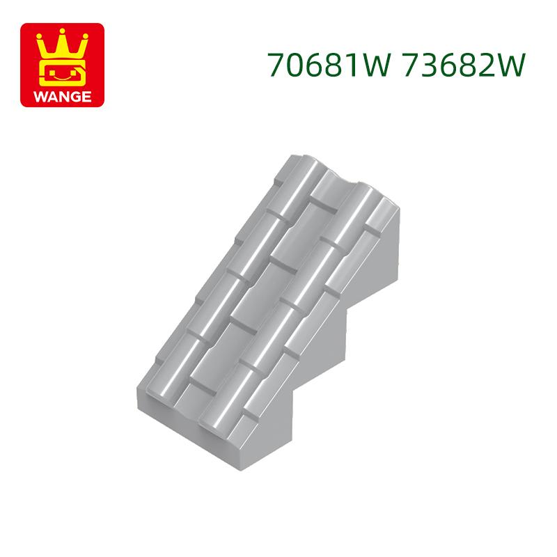 57 шт./лот 70681W 73682W Прямая плитка с 2 точками Строительные кубики Аксессуары для дворца Moc Работает с featuring Brick Детские игрушки Идея для подарка