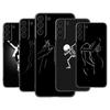 Чехол для телефона с простым рисунком для Samsung Galaxy S22 Pro S21 S20 Ultra FE S10 Lite 5G S10E S9 S8 Plus, мягкий черный чехол из ТПУ