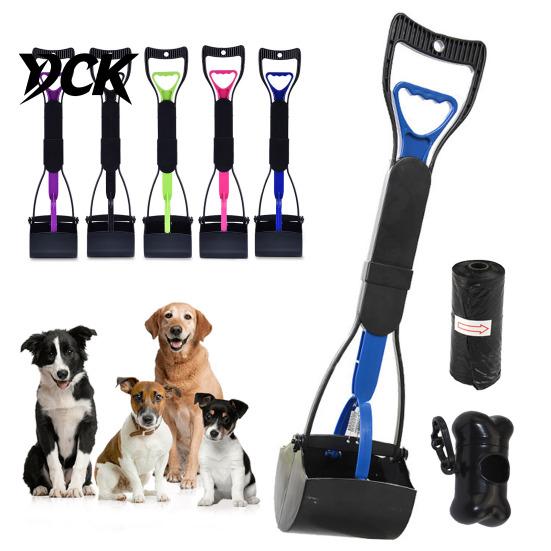 Large And Medium Dog Waste Scooper Pooper Scooper, Portable Pet Cleanup Tool with 20 Bags, Non Stick ABS Plastic Carry Case, Foldable for Yard, Lawn,