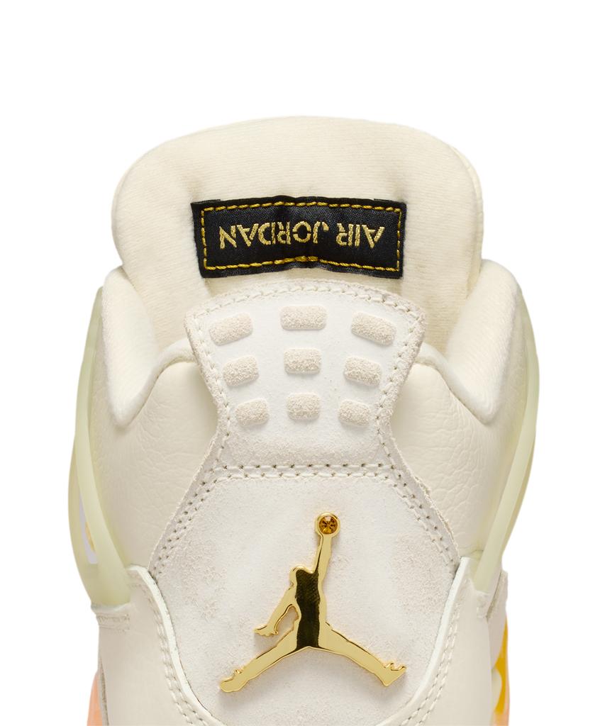 Nike Air Jordan 4 Retro Bird Of Paradise W - Coconut Milk:Bright Mango:Muslin / Hv0823-101