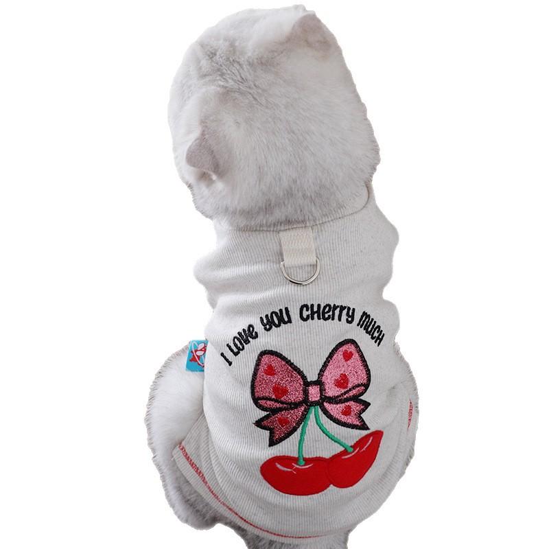 Direct supply cat clothes turtleneck kitten cat clothes spring and autumn soft and comfortable breathable two-legged clothes casual home