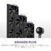 NZXT Kraken Plus 240 v2 Черный Простой Жидкостный Охладитель CPU, Черный, RL-KN240-B2, FN2482