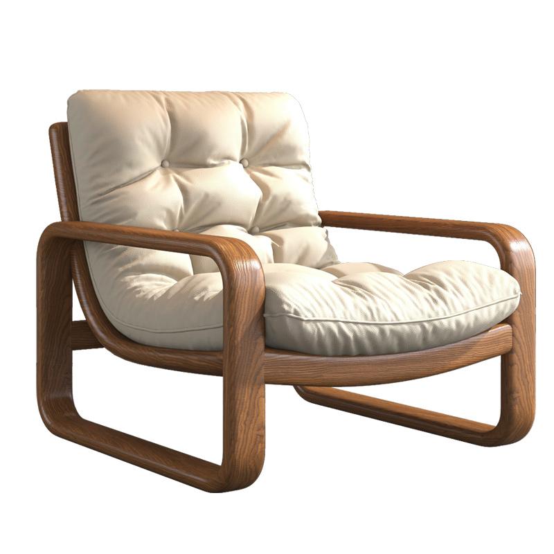 Modern Living Room Chairs Metal Armchair Luxury Comfortable Backrest Chair Portable Relaxing Single Person Chair Home Furniture