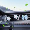 Bow Knot Design Air Vent Ornaments Sunflower Shape Dashboard Decorations  For Women