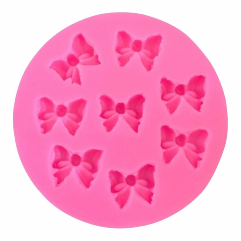 Mini Bows Silicone Fondant Molds Bowknot Chocolate Candy Baking Mold Cake Pop Accessories Kitchen