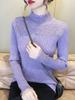 Women's Lace Top: Spring & Fall 2024 Long-Sleeve Knitted Sweater Pullover