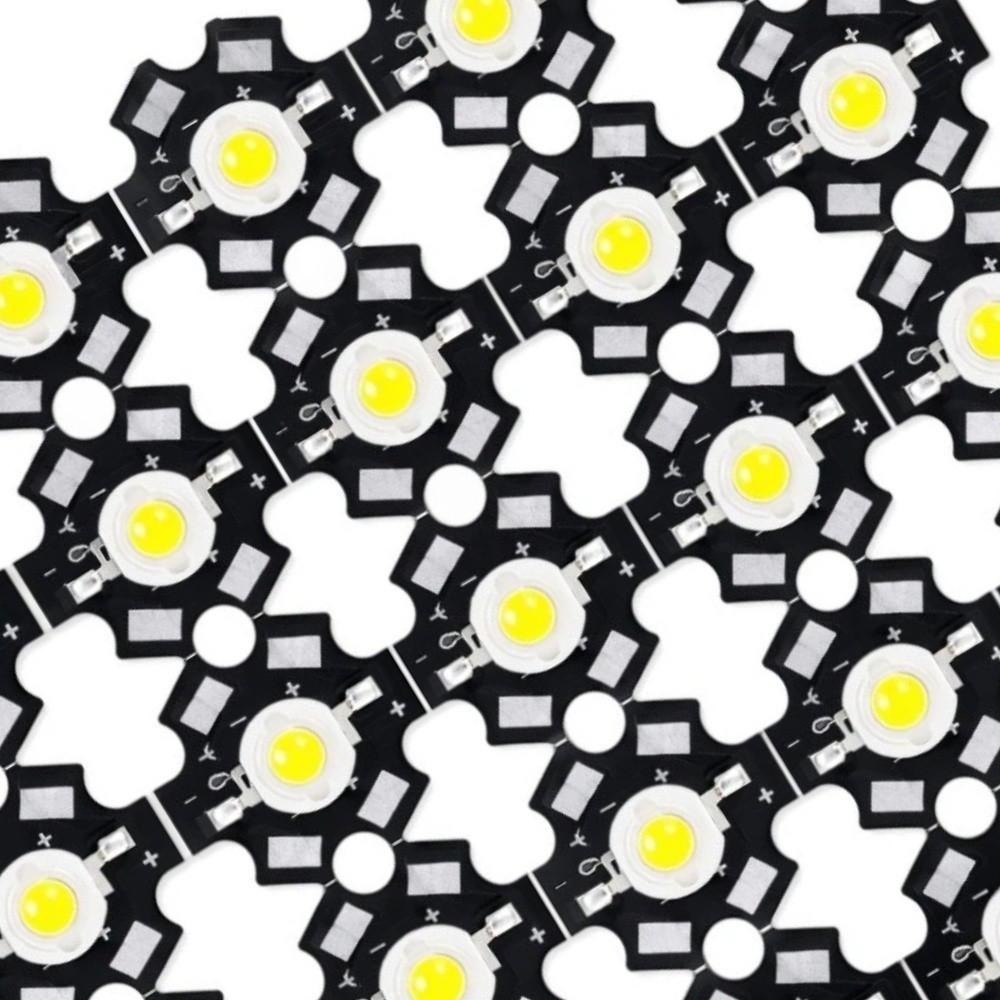 25PCS 3V LED Chip 1W LED Lamp Chip Durable High Power LED DIY Light