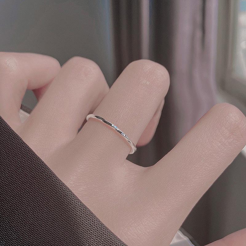 Кольцо для девочек, простое открытое кольцо для холодного ветра, ювелирное женское кольцо