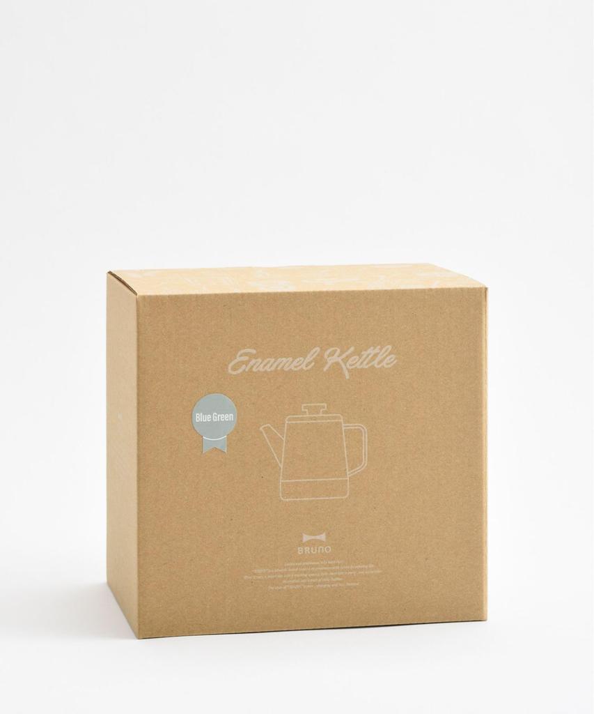 BRUNO Эмалированный индукционный прямой огонь газ Fuji Enamel уличный чайник, 1,6 л, Совместимый, Совместимый, Совместимый, Коллаборация, Серо-бежевый, Использовать, BHK282-GRG