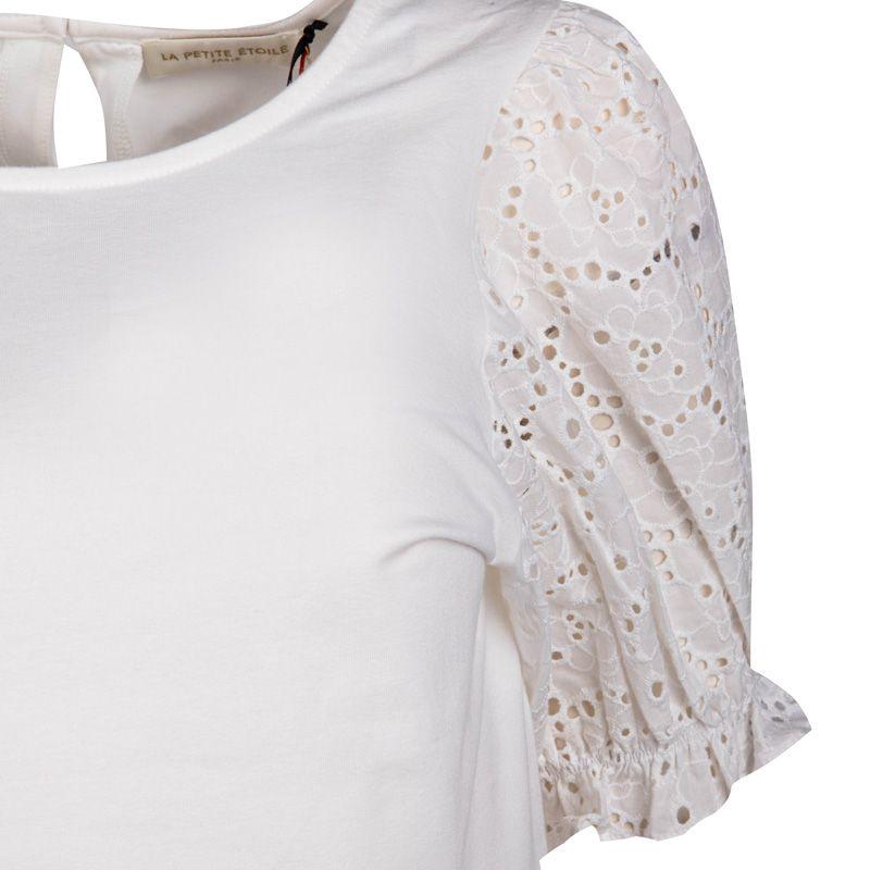Женский топ с короткими рукавами и вышивкой орана LA PETITE ETOILE